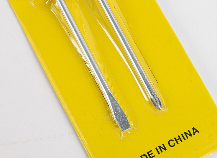 پیچ گوشتی دو رنگ کوچک دو عددی