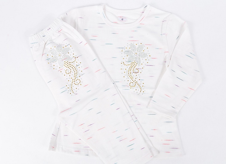 بلوز و شلوار دخترانه طرح گل