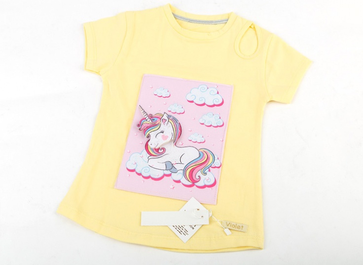 تیشرت بچگانه طرح‌دار Violet