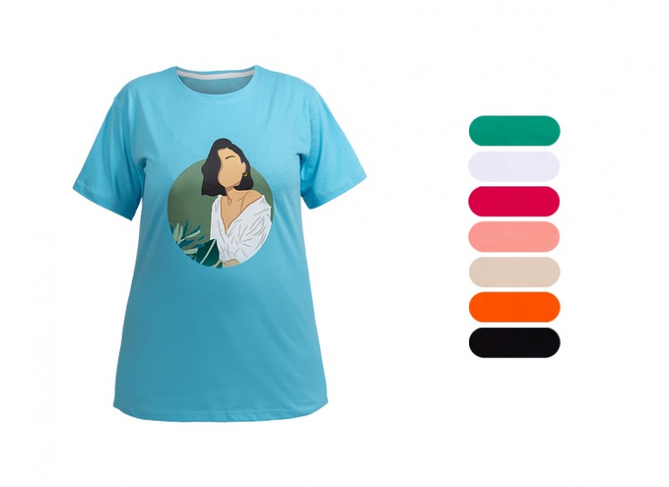 تیشرت زنانه طرح Face off