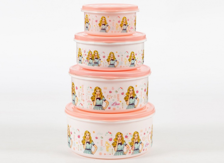 ظرف چهار تکه RoseMan