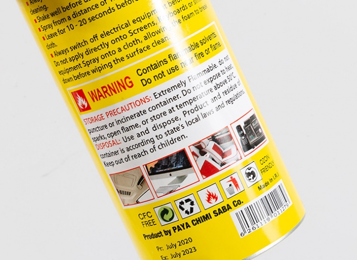 اسپری فوم پاک کننده سطوح Formula1