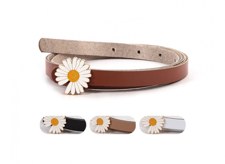 کمربند زنانه طرح گل بابونه
