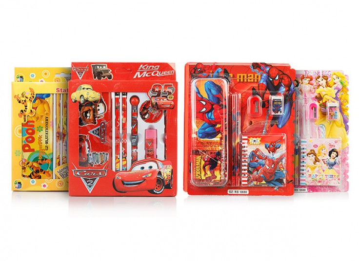 پکیج لوازم التحریر کارتونی