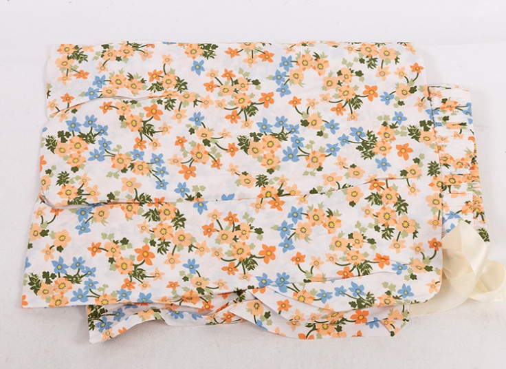 شلوار نخی گلدار PR