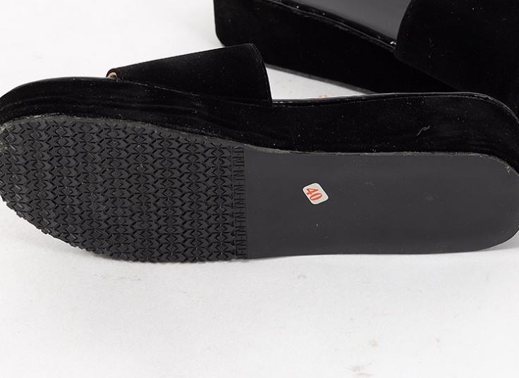 دمپایی لژدار مخمل زنانه