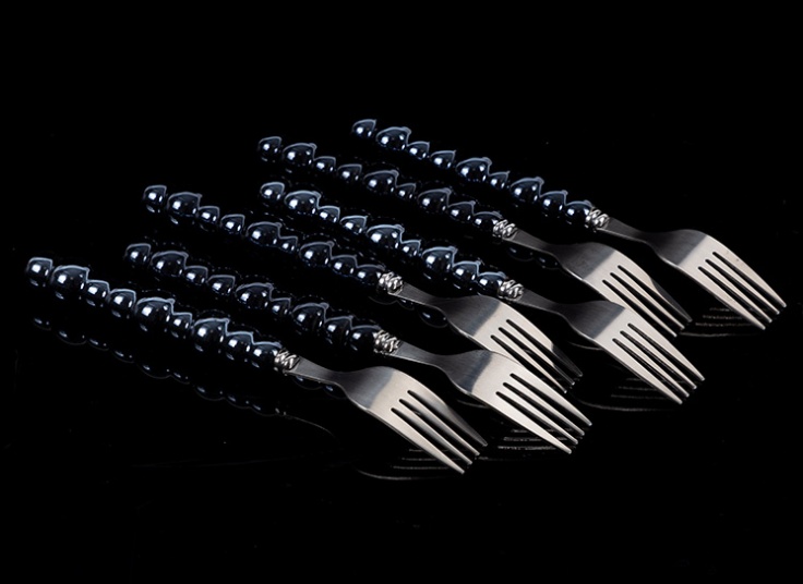 کارد و چنگال دسته مرواریدی