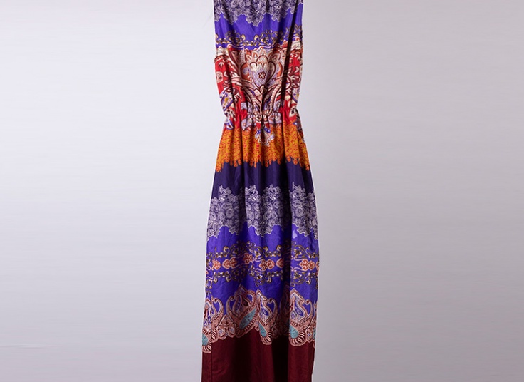 پیراهن ساحلی طرحدار زنانه