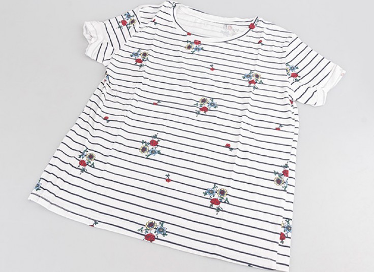 تیشرت زنانه طرح Flower Print