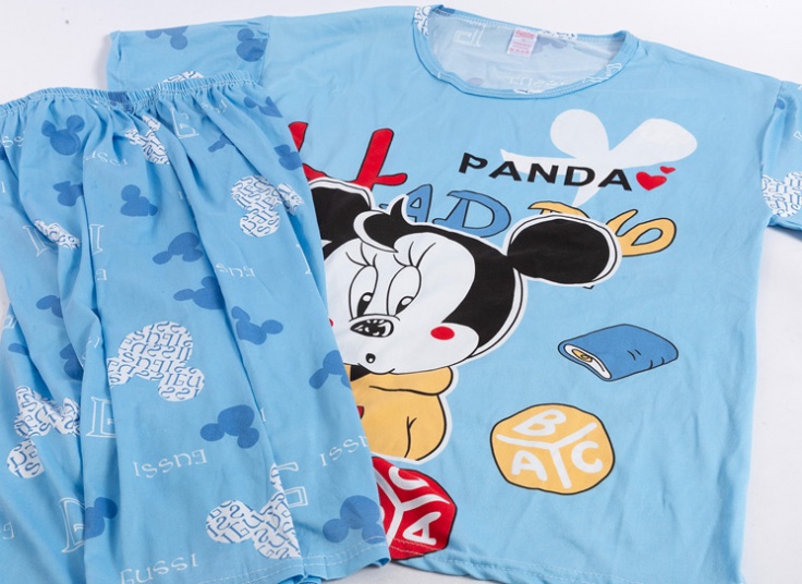 ست تیشرت شلوارک طرحدار