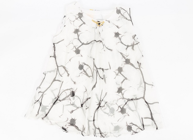 تاپ طرح دار حریر زنانه