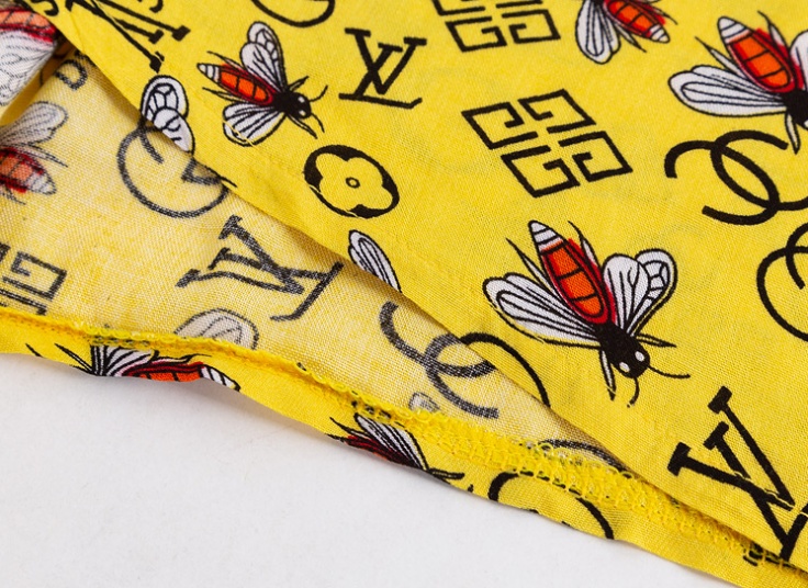 تاپ و شلوارک نخی طرحدار