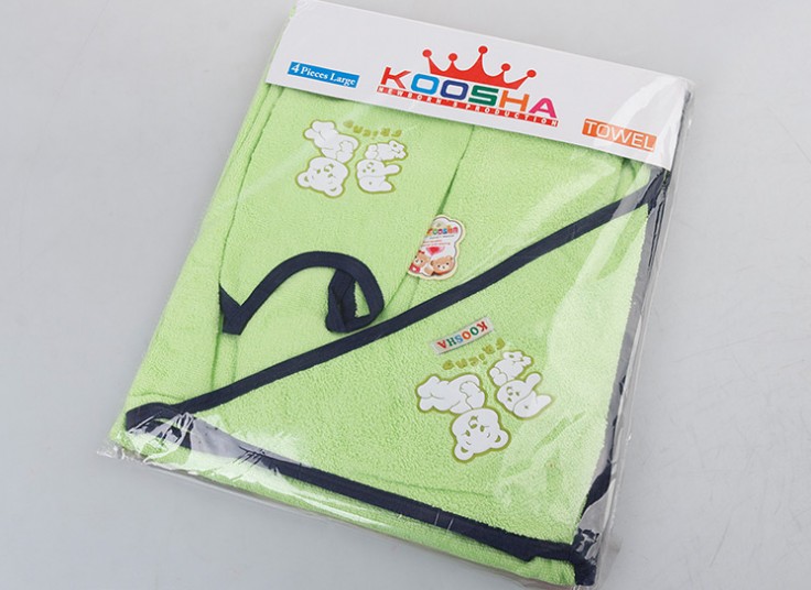 ست چهار تکه حوله نوزادی KOOSHA