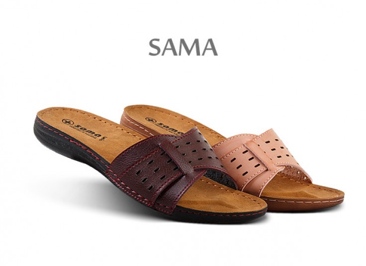 صندل چرم زنانه Sama