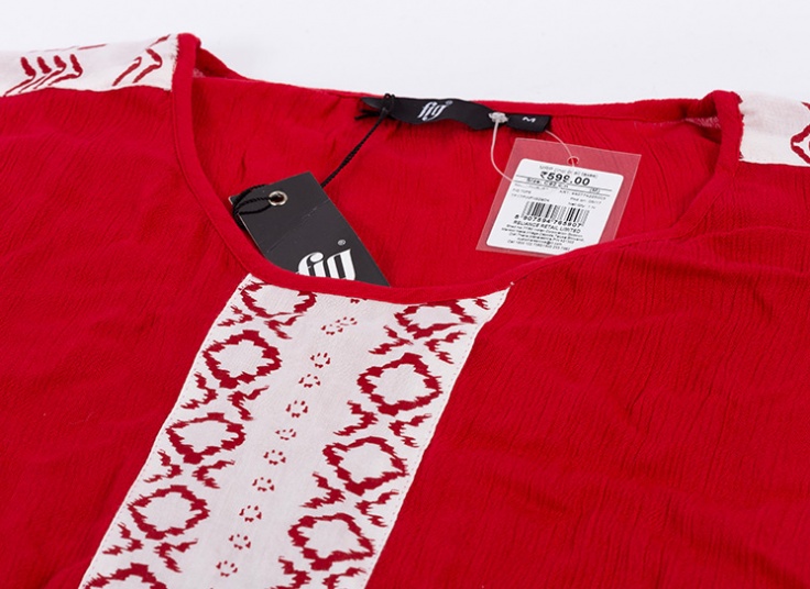 بلوز زنانه آستین کوتاه هندی