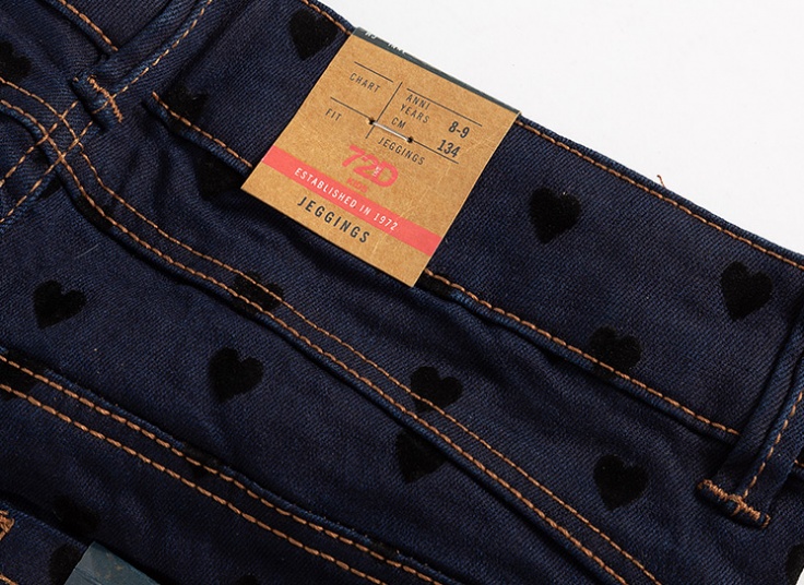 شلوار جین دخترانه 72D Kids