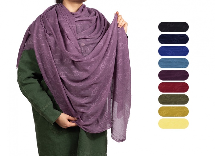 شال نخی طرح Chanel