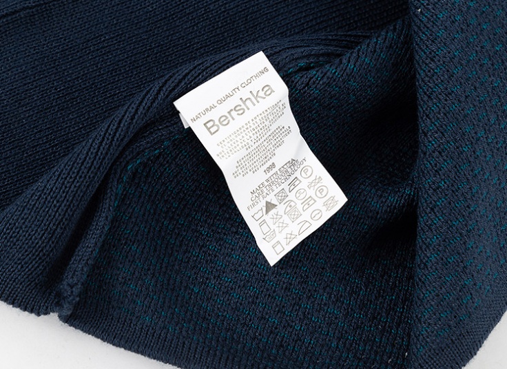 ژیله بافت مردانه طرح Bershka