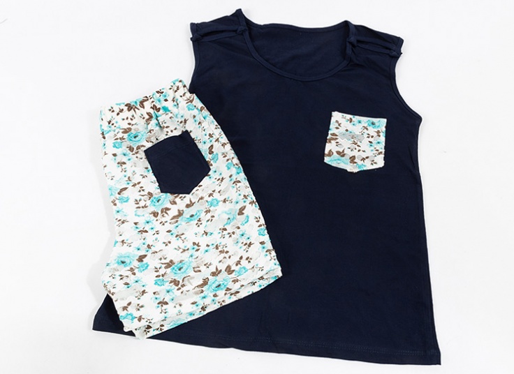 تاپ شلوارک زنانه طرحدار