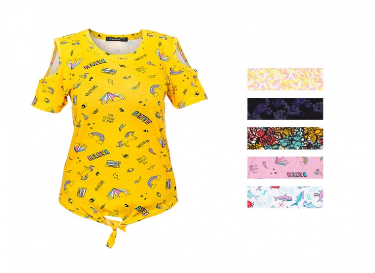 تیشرت زنانه گره ای