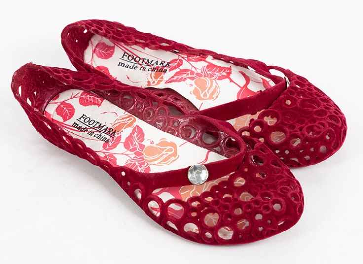 کفش دخترانه روفرشی مخملی