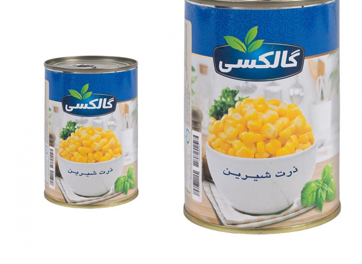 کنسرو ذرت شیرین گالکسی