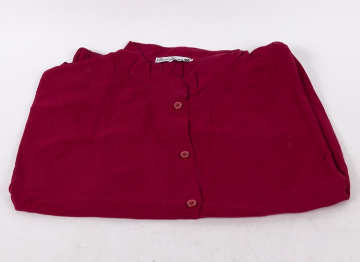 تاپ سر آستین چین دار