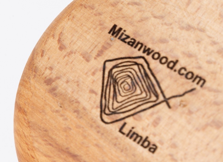 پیاله چوبی گرد کوچک