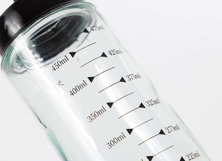 بطری روغن ریز مدرج