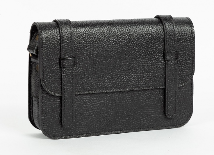 کیف دوشی چرم 2 تسمه زنانه