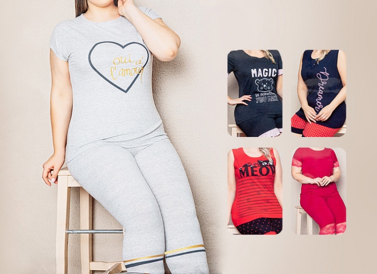 ست لباس زنانه سایز بزرگ Sexen