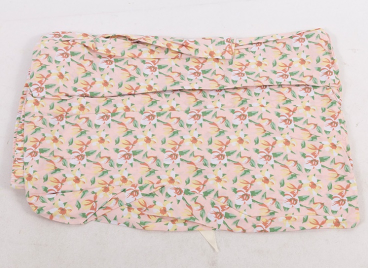 شلوار نخی گلدار PR