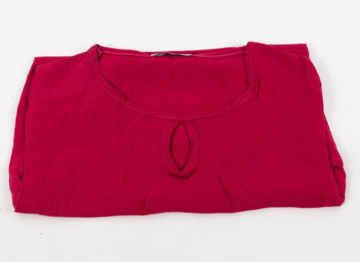 بلوز زنانه آستین چین دار