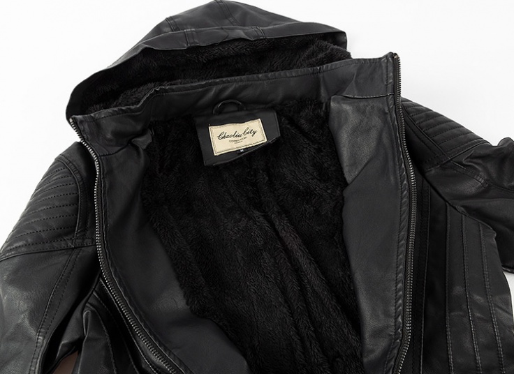 کاپشن زنانه چرمی Chaoliu City