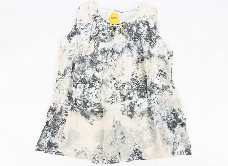 تاپ طرح دار حریر زنانه