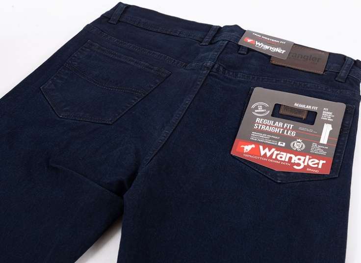 شلوار جین راسته مردانه طرح Wrangler