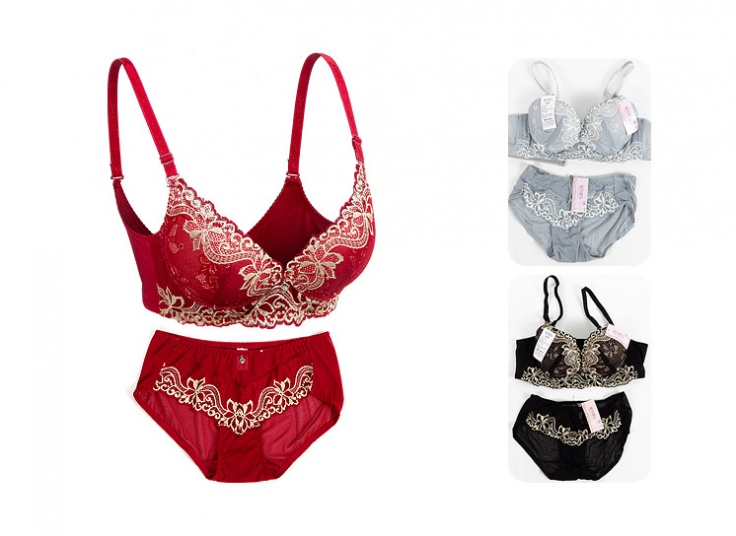 ست لباس زیر زنانه گیپور مدل 2909