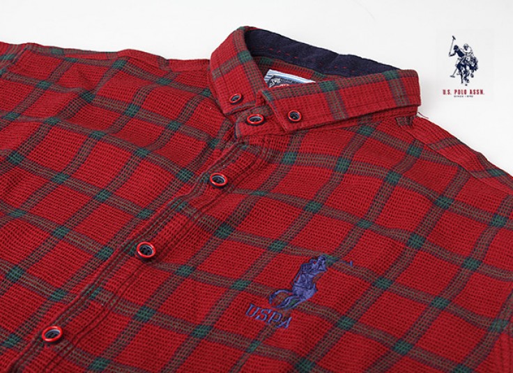 شومیز زنانه چهارخانه POLO