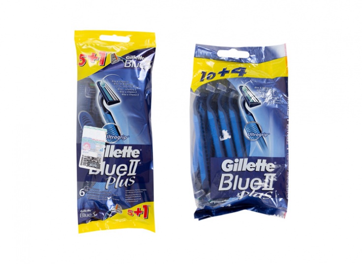 پکیج تیغ اصلاح Gillette Blue 2 Plus
