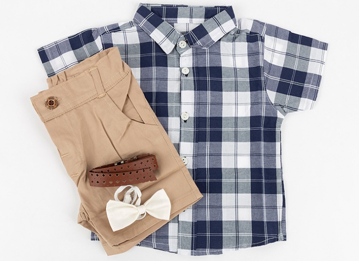 ست پیراهن و شلوارک پسرانه Pouya