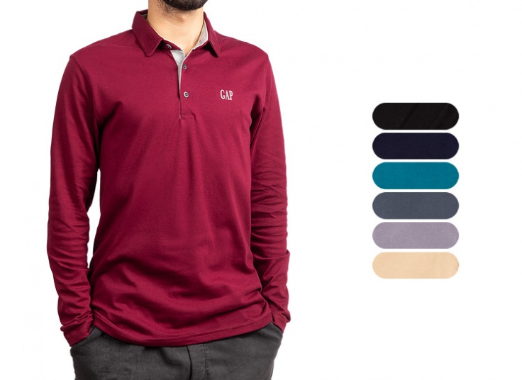پولوشرت مردانه آستین بلند GAP