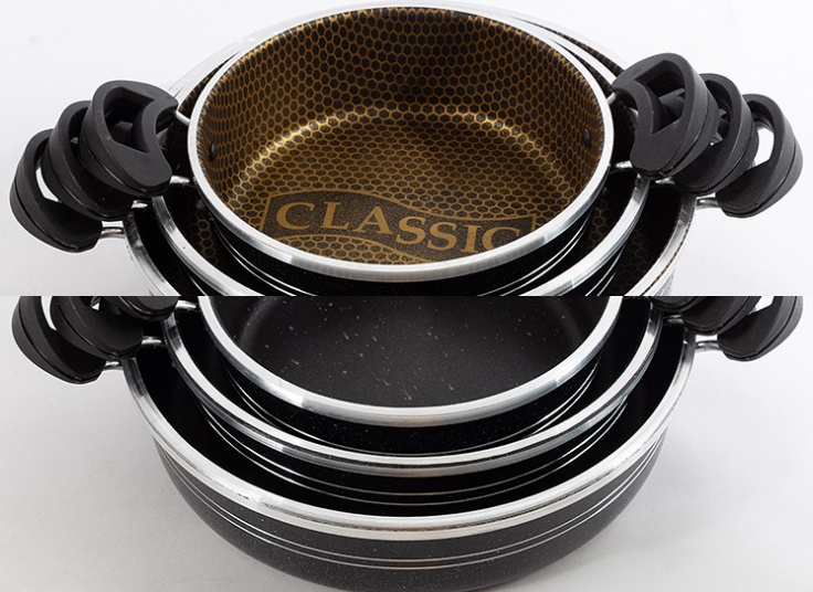 ست 3 عددی تابه گرانیتی 