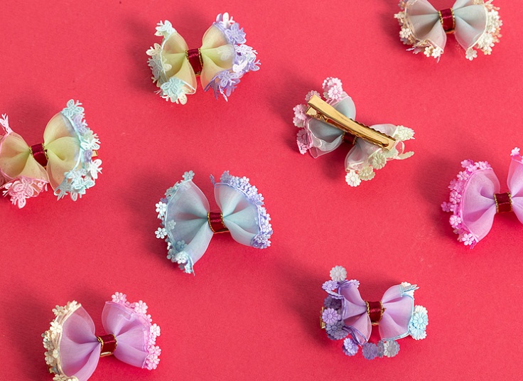 گیره مو بچگانه پاپیونی Blossom