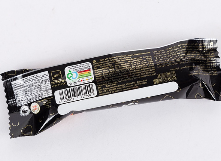 بسته 24 عددی ویفر کرمدار کاکائویی nika