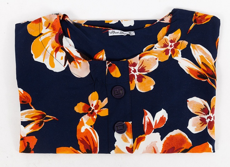 بلوز گلدار سایز بزرگ