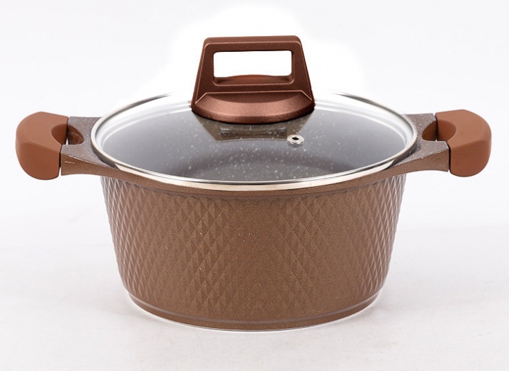 سرویس قابلمه 12 پارچه Unique طرح الماس