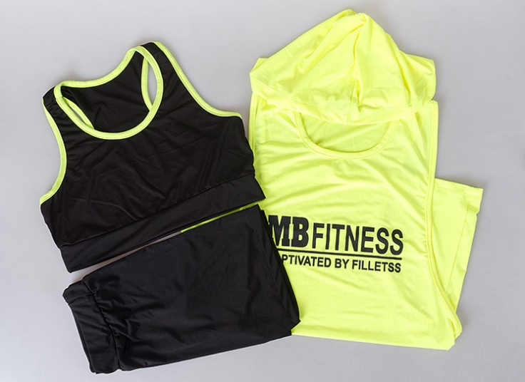 ست سه تکه لباس ورزشی زنانه