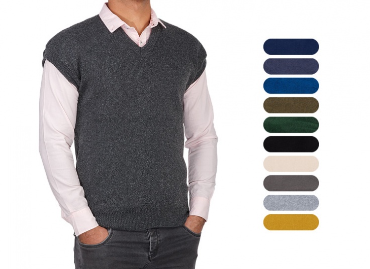 ژیله مردانه بافتنی