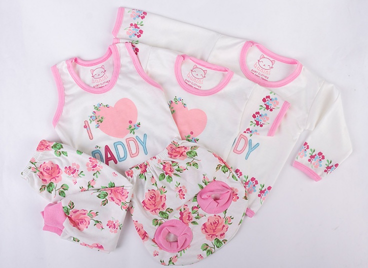 ست پنج تکه لباس بچگانه banini