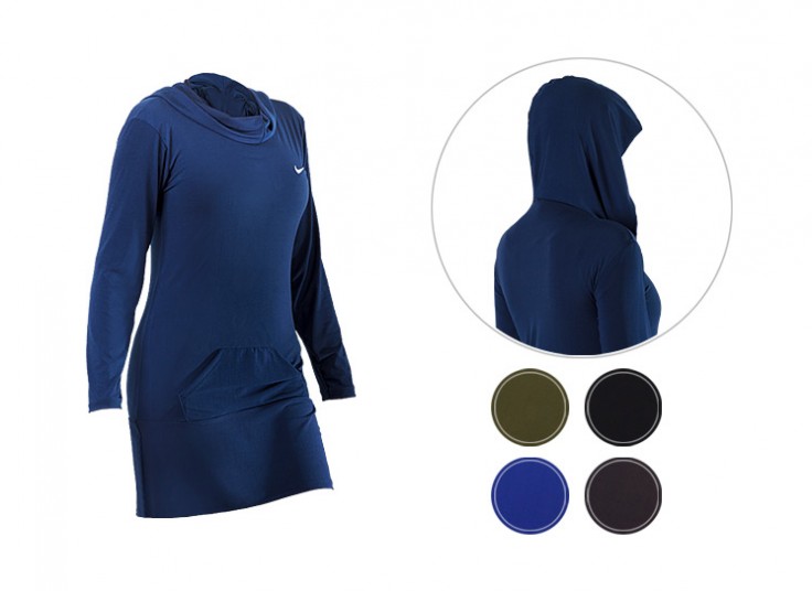 مانتو اسپرت کلاهدار طرح Nike